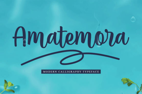 Amatemora: A Handwritten Font That Holds Its Own in Real Campaigns