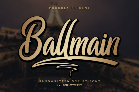 Ballmain: A Modern Script Font for Digital Branding