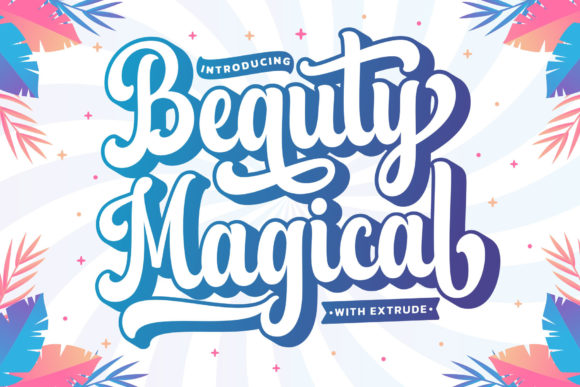 Beauty Magical: A Playful Script Font That Elevates Your Brand