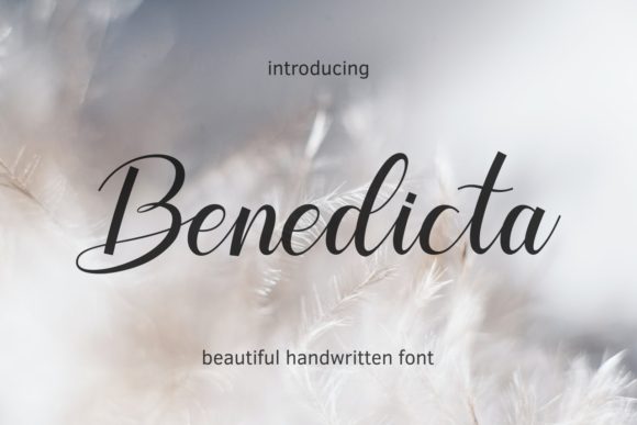 Benedicta: A Handwritten Script Font for Editorial Charm