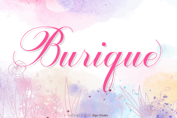 Burique: A Refined Script for Real Design Work