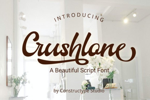 Crushlone: A Handwritten Font That Adds Charm to Every Design