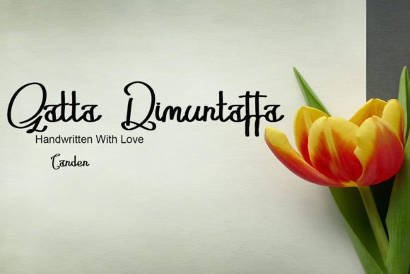 Gatta Dimuntaffa: A Handwritten Font for Editorial Design