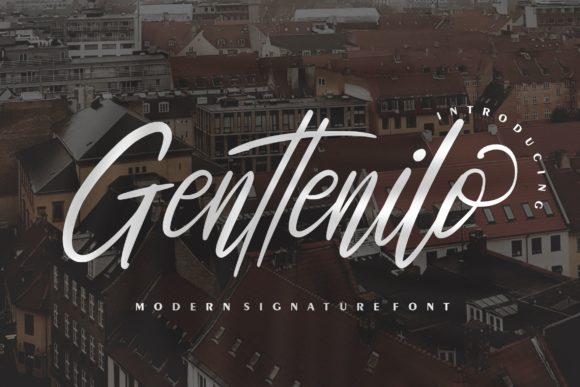 Genttenilo: A Delicate Script Font for Editorial Elegance