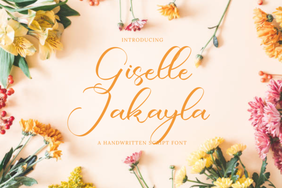 Giselle Jakayla: A Graceful Script Font for Editorial Warmth