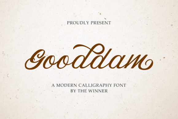 Gooddam Script Font for Small Business Branding