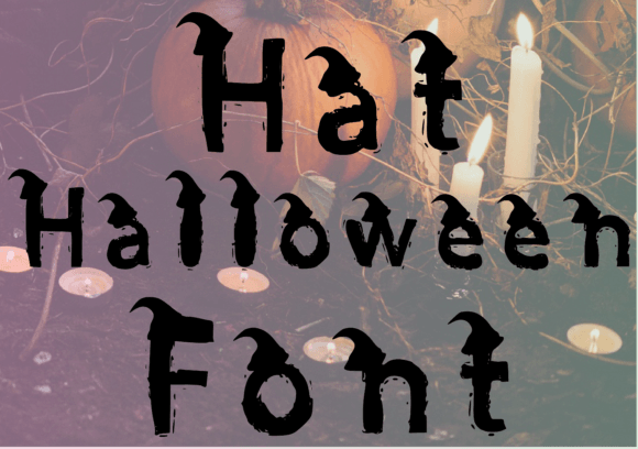 Hat Halloween Font: A Creative Must-Have for Handmade Makers