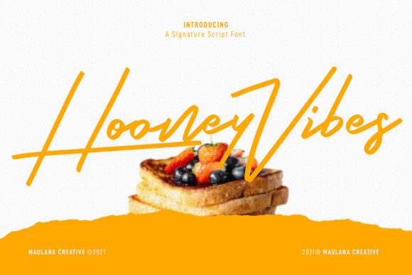 Hooney Vibes: A Script Font That Elevates Web Design