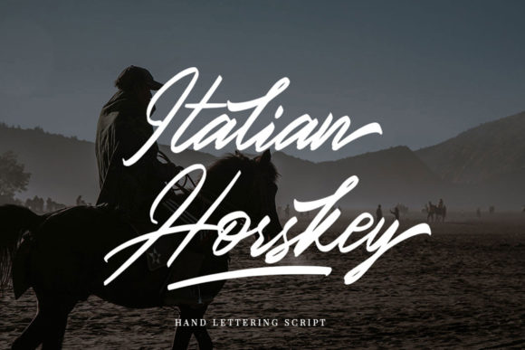 Italian Horskey: A Thoughtful Script Font for Editorial Moments