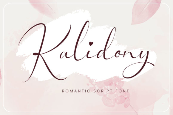 Kalidony: A Graceful Script Font That Makes Campaign Text Instantly Recognizable