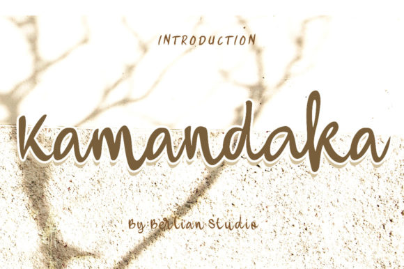 Kamandaka: A Handwritten Script Font That Elevates Digital Branding