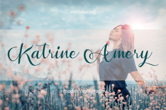Katrine Amery: A Modern Script Font That Elevates Real Small Business Brands