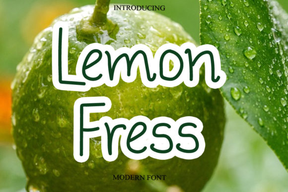Lemon Fress: A Fresh Handwritten Font That Elevates Real Small Business Branding