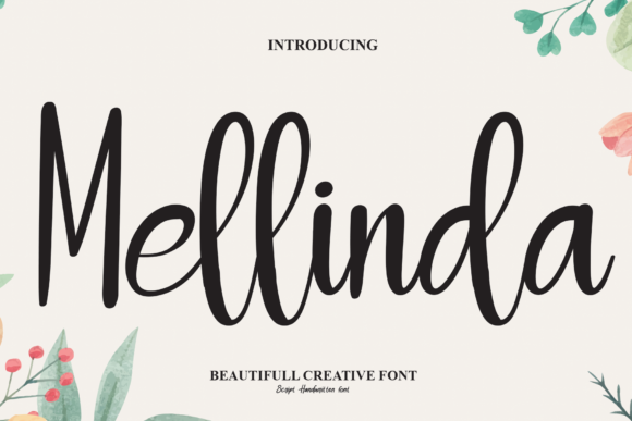 Mellinda: A Handwritten Font with Editorial Grace
