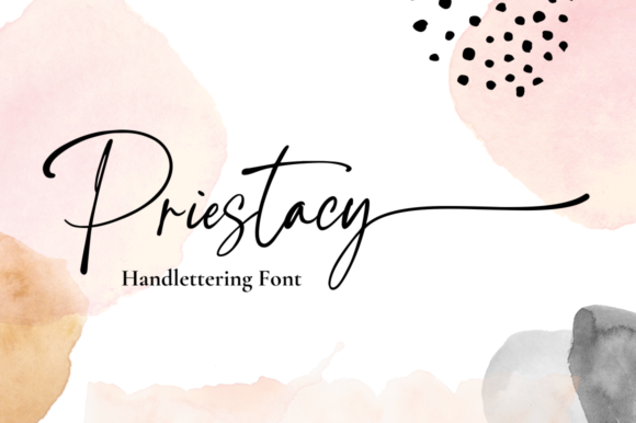 Priestacy: A Refined Script Font for Digital Branding