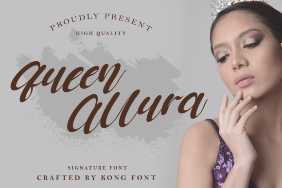 Queen Allura: A Handwritten Font for Creative Crafters