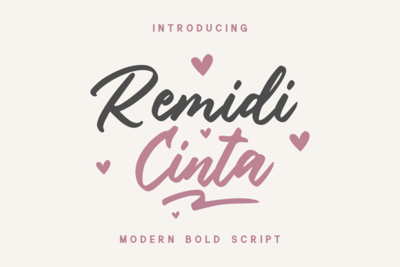 Remidi Cinta: A Premium Script Font for Scroll-Stopping Brand Content