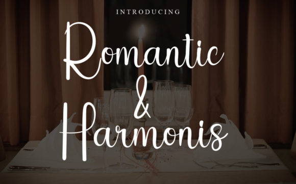 Romantic Harmonis: A Handwritten Font That Feels Like a First Draft—But Polished