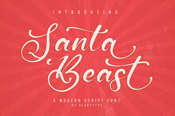 Santa Beast: A Handwritten Font for Editorial Warmth and Clarity