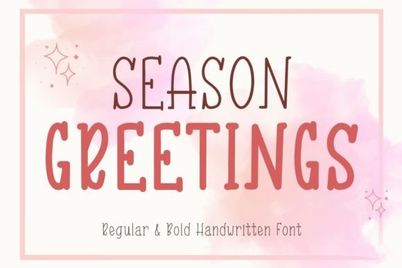 Season Greetings: A Serif Font for Editorial Elegance