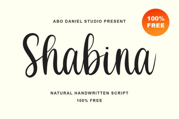 Shabina: A Script Font That Elevates Branding