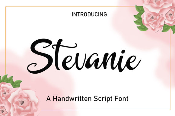Stevanie: A Romantic Script Font for Editorial Warmth