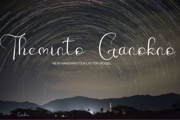 Theminto Ganokno: A Font That Breathes Life Into Your Creations