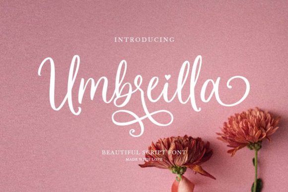 Umbreilla: A Modern Script Font for Handmade Brands