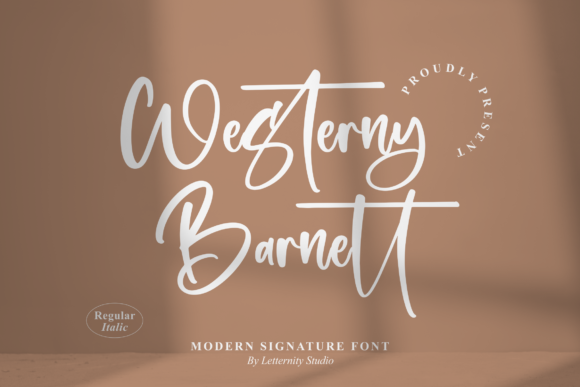 Westerny Barnett: A Refined Script Font for Digital Branding