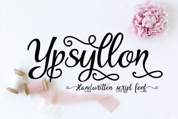 Ypsyllon: A Feminine Handwritten Font for Editorial Design
